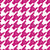 Houndstooth with Rock Hand in Hot Pink Image