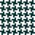 Houndstooth pattern, Green-Dark and White Image