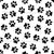 Pattern Of Paws, Dog Paws, Black Paws Image