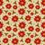 Merry and Bright Christmas Red Poinsettias on Beige Image