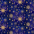 Stars, gold, glitter, watercolor, blue, royal blue, oh holy night, stars, night sky, new years Image