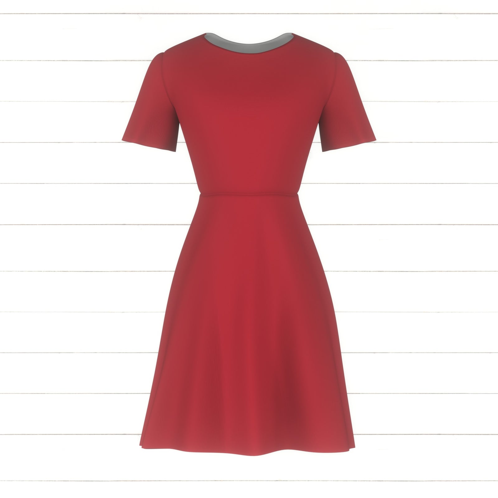 Watermelon Red Solid Color - Muted Red Plain Colour Block // Romantic Charm