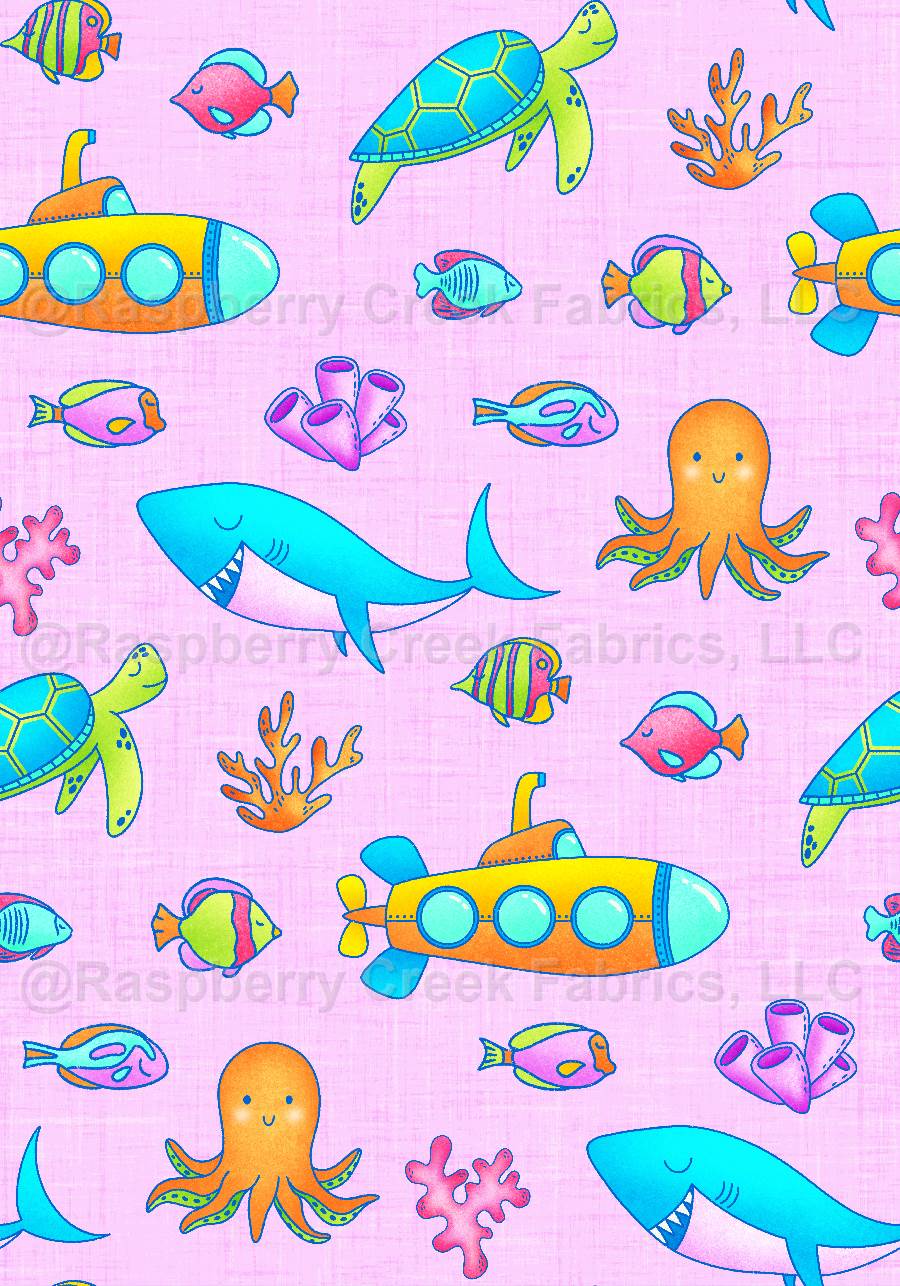 Aloha Ocean Friends Light Purple