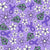 Purple Ribbon Awareness Floral on Lavender Image