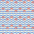 Coral Palm Trees on Cobalt Blue Sea Waves Image