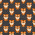 Cute Cartoon Baby Tiger on Charcoal Gray Wallpaper Image