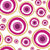 Evil Eye, Greek Eye, Turkish Eye, Mati, Nazar, Pink and Gold, White Background Image