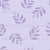 Tossed textured dark purple and lavender leaf branches on a lavender color background. Image