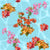 Azalea Chintz on Aquamarine Image