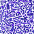Purple Violet Free Flowing Fabric Design, Abstract design, bright and cheerful garment home decor, Free Flowing Collection Image