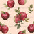 Watercolor Apple Orchard on Pink Image