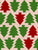 Christmas Trees, Pine Trees, Green and Red, Beige Background Image