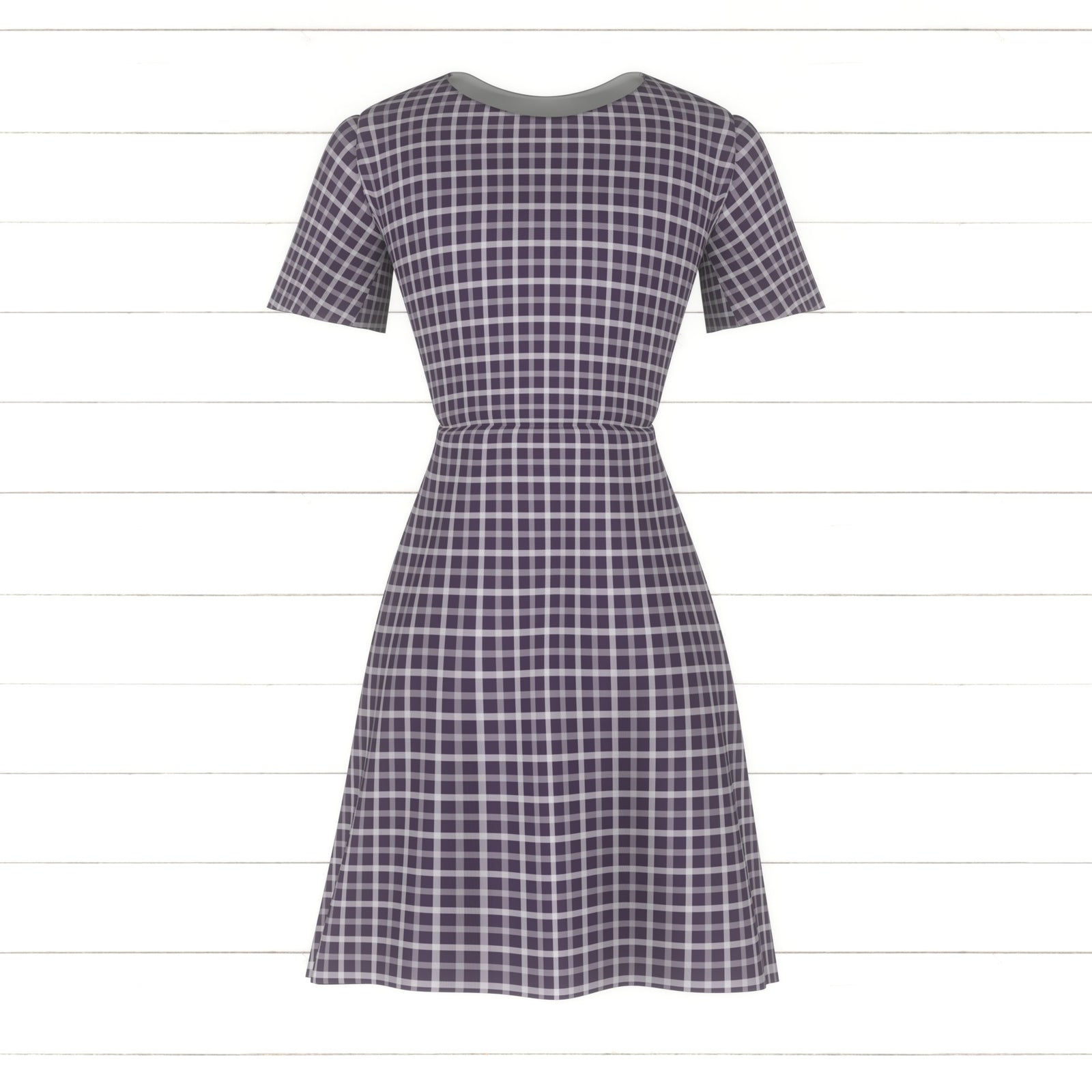 White Checked Heather Fabric, Raspberry Creek Fabrics