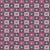 Faux Knitted Wool Gingham Retro Folk Nordic Warm Grandpa Style White and Color Hearts White Pink Grey Image