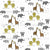 Cute Safari Line Art Animals Image