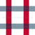 Liberty Plaid Red White and Blue, Poppy Skies Collection by The Enchanted Easel Image