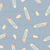 Retro Beige and Pink Pencils Shavings Stationery Triangles Gray Blue Image