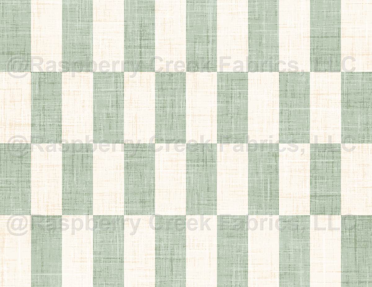 Candy Corn Long Check Light Green