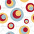 Mid Century Red Yellow Blue Leopard Spots and Circles 1950s Geometric - Primary Collection Image
