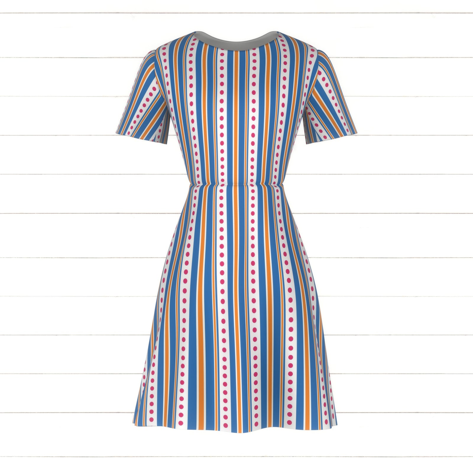 Bold Stripes and Polka Dots in Bright Colors - Energetic and Playful Design for Summer Apparel, Accessories, and Home Decor!