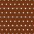 Pindot Polka Dots {Off White / Pale Gray on Dark Gingerbread / Copper Brown} Image