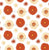 Daisies hippie pattern Image