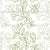 Mother’s Contrast Floral in Pale Sage on White Image