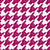 Houndstooth with Rock Hand in Burgundy Red Image