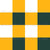 Team Spirit Football Bold Checkerboard in Green Bay Packers Colors Forest Green and Cheese Yellow Gold Image