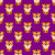 Cute Cartoon Baby Tiger on Purple Image