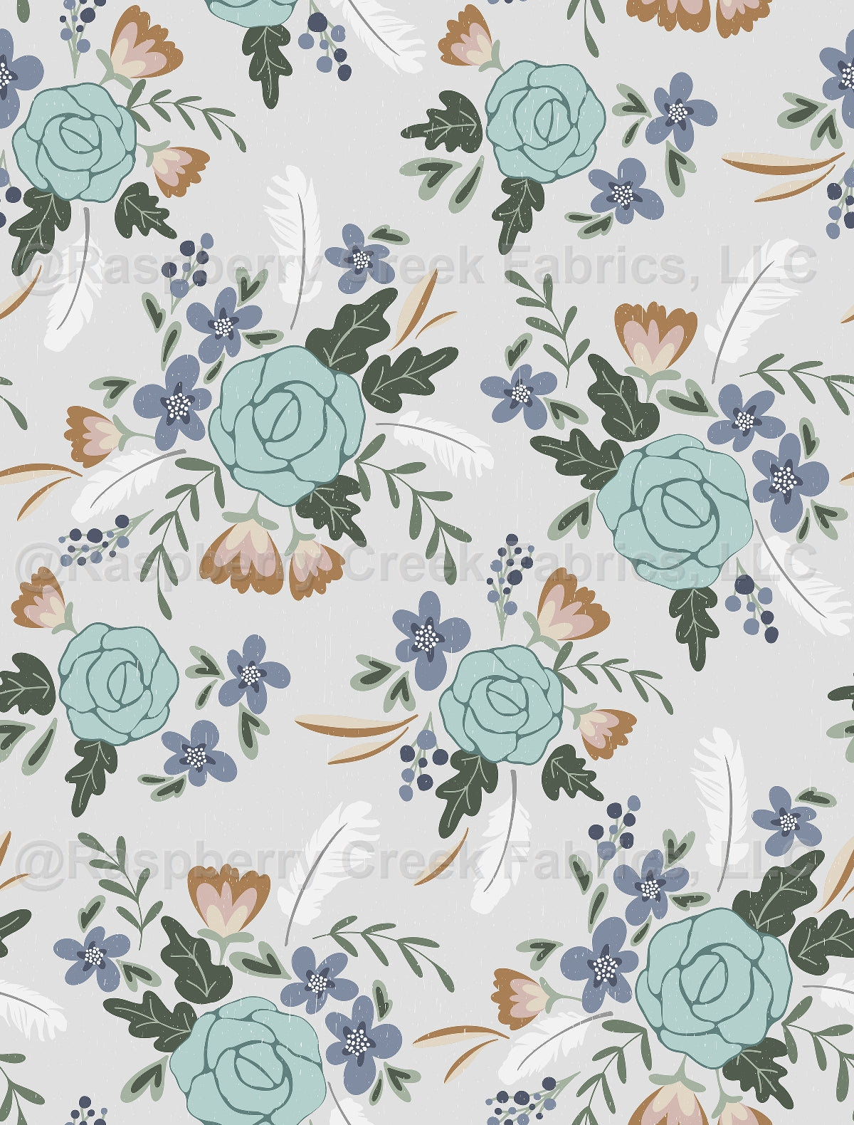 Miss Ava's Floral Denim