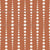 VERTICAL DOTTED STRIPES WITH OP ART EFFECT in terracotta orange. Bold modern Polka Dots as repeating circle motif with varied scale create a bold graphic look. Ideal for apparel, upholstery, gift wrap, interiors, sewing, and surface design projects. Image
