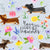 Dachshund Floral//I love you leaps & hounds Image
