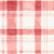 Plaid, red. Much loved bear. Image