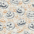 Jack-o'-lanterns scattered in vintage neutrals. Image