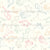 Cute Colorful Dinosaurs Line Art Scattered on Soft Beige, Dinosaurs by By Ramona Image