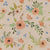 Boho Watercolor Nursery Floral in Peach, Mint, and Green on Cream Wallpaper Image