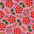 Christmas Poinsettias and Retro Pink Festive Holiday Botanicals Image