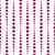 VERTICAL DOTTED STRIPES WITH OP ART EFFECT in burgundy on white. Bold modern Polka Dots as repeating circle motif with varied scale create a bold graphic look. Ideal for apparel, upholstery, gift wrap, interiors, sewing, and surface design projects. Image