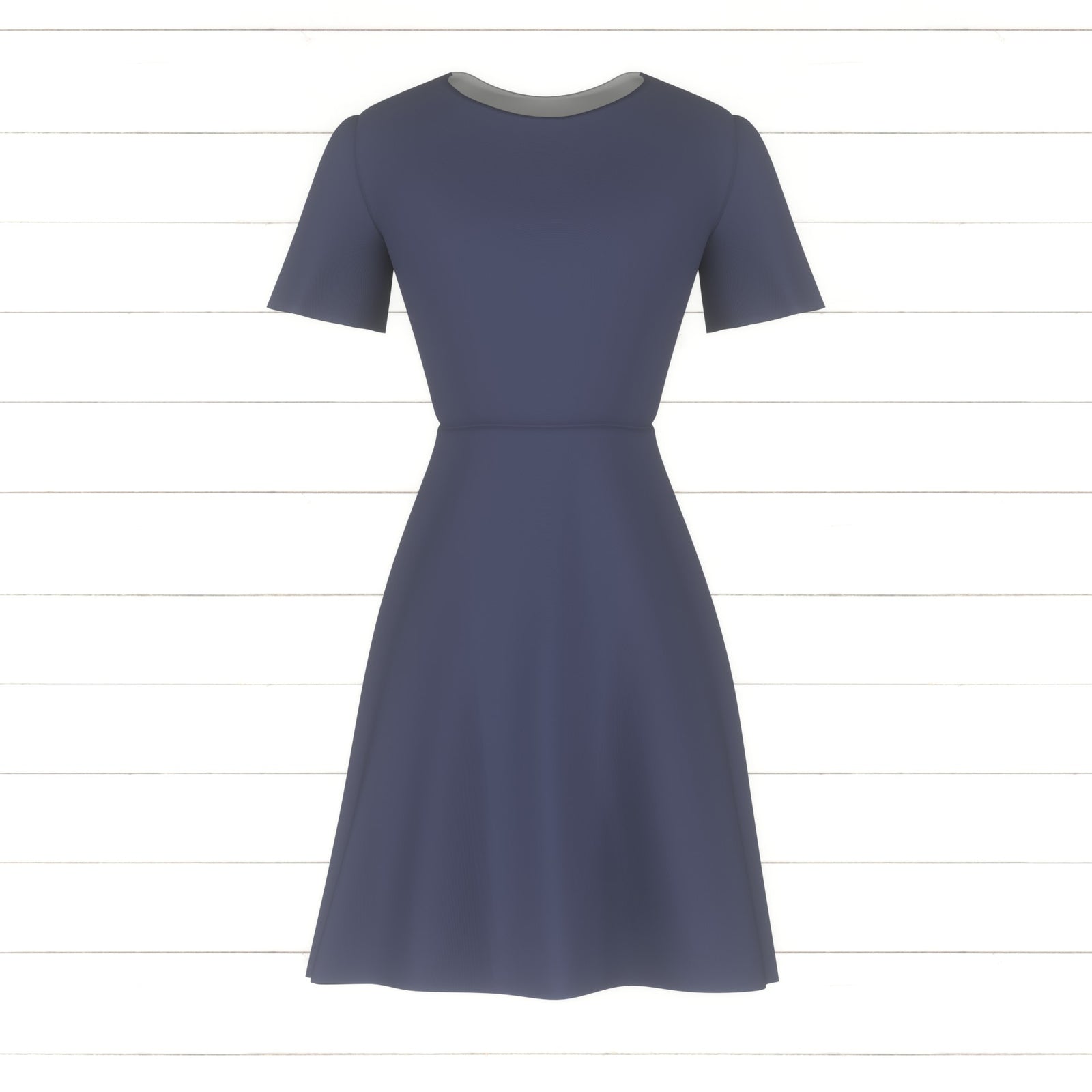 Heron Blue {PRINTED Solid Color} // By the Bay
