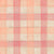 Painted Gingham Plaid - Pink and Orange Image