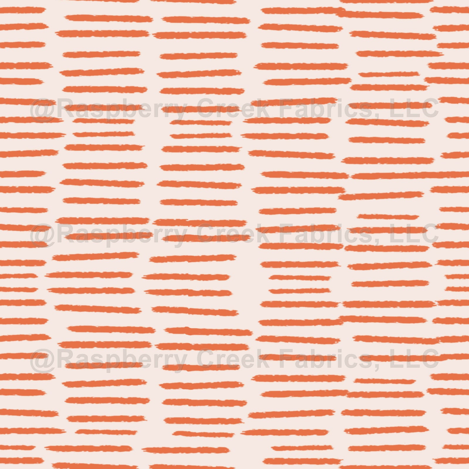 rganic Brush Strokes – Minimalist Boho Stripes Salmon Orange