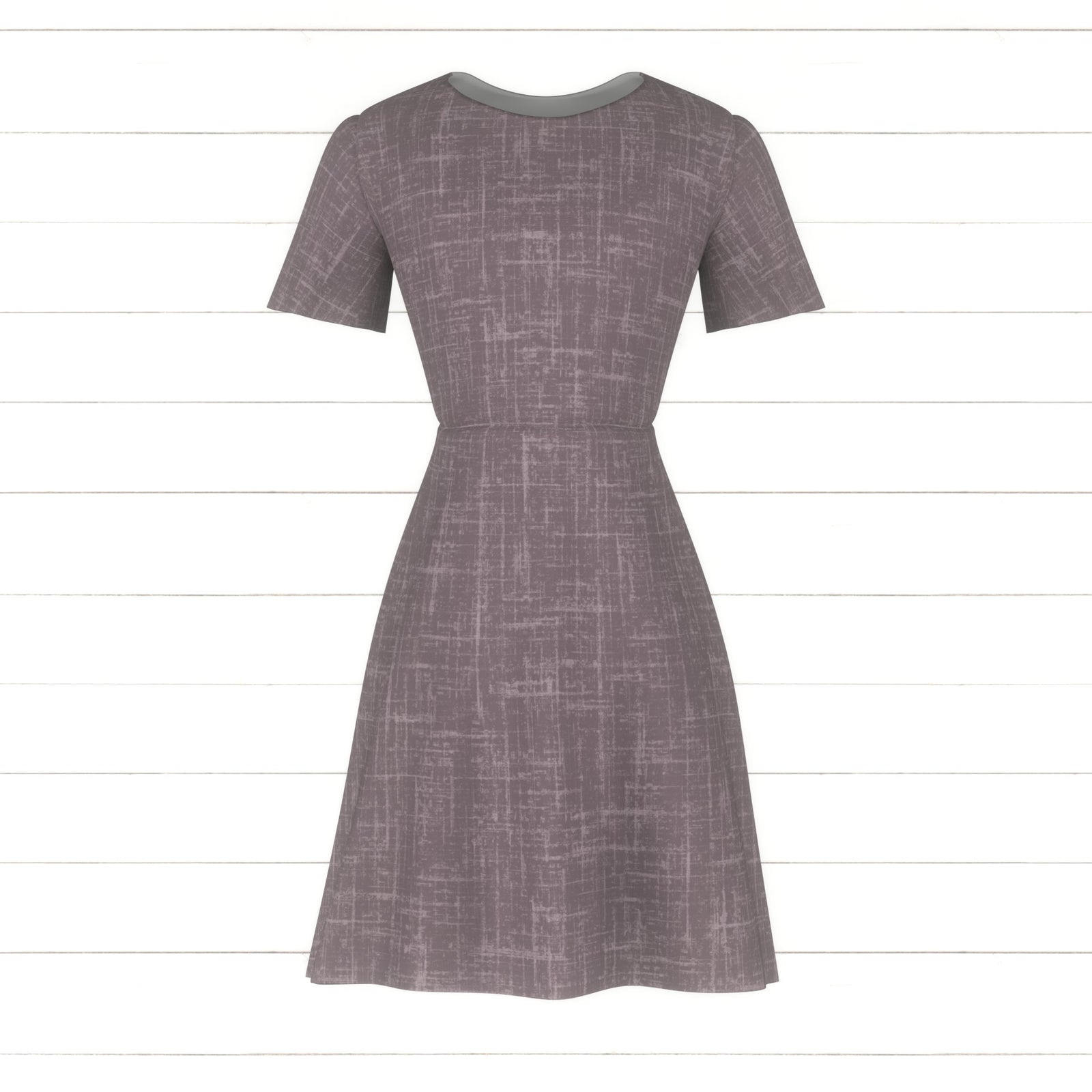 Dusty Purple-Gray Linen