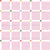 Pink grid with colorful squares Image