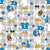 Silly Goose Football in Blue and Silver Image