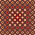 Pattern Of Circles, Dotted Pattern, Retro, Brown Cream And Red Image