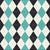 Argyle Pattern, White Blue Navy Blue, Brown Stitching Image