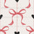 Pretty In Paris - Pink Bows and Black Hearts Image
