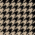 Houndstooth pattern, Black and Cream Image