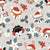 Christmas Woodland Critters by MirabellePrint / Warm Grey Image